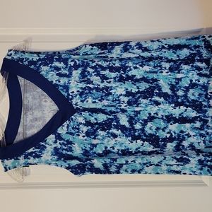 Croft&Barrow blue tank